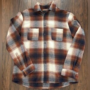Richie Le Flanel plaid shirt sz L